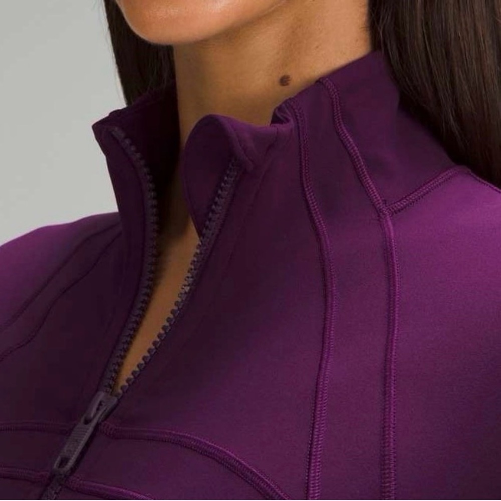 Lululemon Define Cropped Jacket Dramatic Magenta … - image 6